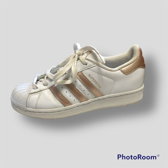 Mens 6.5 Addidas Gold and white (damaged) - Picture 3 of 4